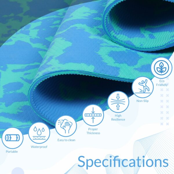 Eco-Friendly 4mm Anti-Skid Yoga Mat for Men & Women - Image 2
