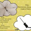 UV Protective Black Silver 2-Fold Umbrella - Durable Design