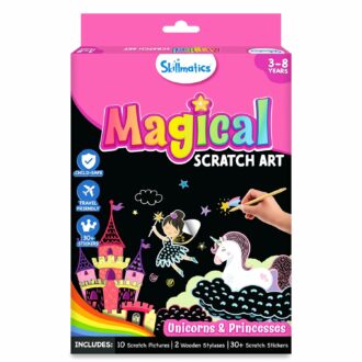 Magical Scratch Art Book for Kids - Unicorns & Princesses