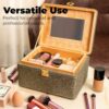 Spacious Makeup Box Organizer - Secure, Stylish, Travel-Friendly