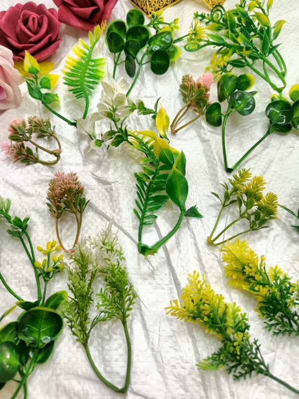 50 PCS Artificial Plants - Faux Flowers for Home & Garden - Image 6
