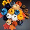 12Pcs Mini Artificial Pumpkin Decorations for Autumn & Halloween