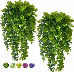 Artificial Hanging Fern Vine - 1Pcs Faux Ivy Leaves for Indoor & Outdoor Decor