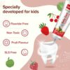 Natural Baby Toothpaste 100g - Fluoride & SLS Free, Bubble Fruit Flavor