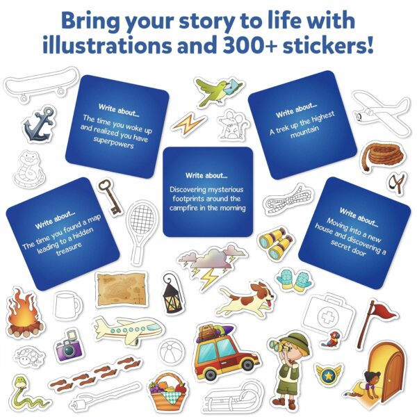 Storybook Art Kit for Kids - Create Your Own Adventure Stories - Image 5