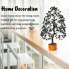 Black Tourmaline Gemstone Tree of Life - Handmade Feng Shui Decor