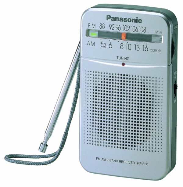 Ultra Portable AM FM Radio Speaker with Earphone & Strap