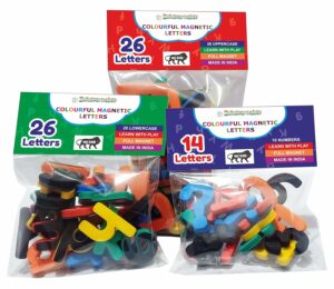 Magnetic Letters and Numbers Foam Toy Set for Kids - 66 Pcs