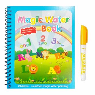 Reusable Magic Water Doodle Book with Easy Fill Pen for Kids