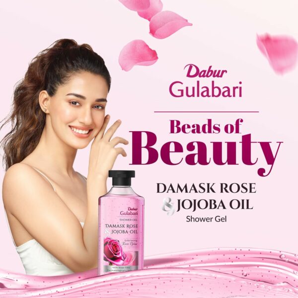 Gulabari Shower Gel with Damask Rose & Jojoba Oil - 250ml - Image 2