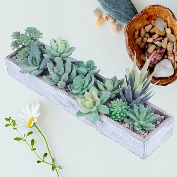 Artificial Succulent Plants Set - 6-Piece Home Decor - Image 6