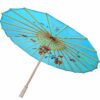 Japanese Traditional Handmade Parasol Umbrella - 33 Inch Light Blue