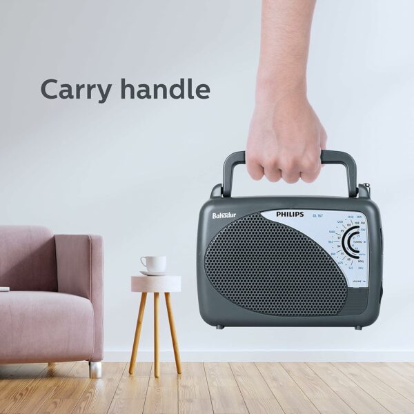 Portable Radio with MW/SW/FM Bands & Telescopic Aerial - Image 6