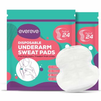 Disposable Underarm Sweat Pads - 48 pcs, Odour Control & Stain Proof