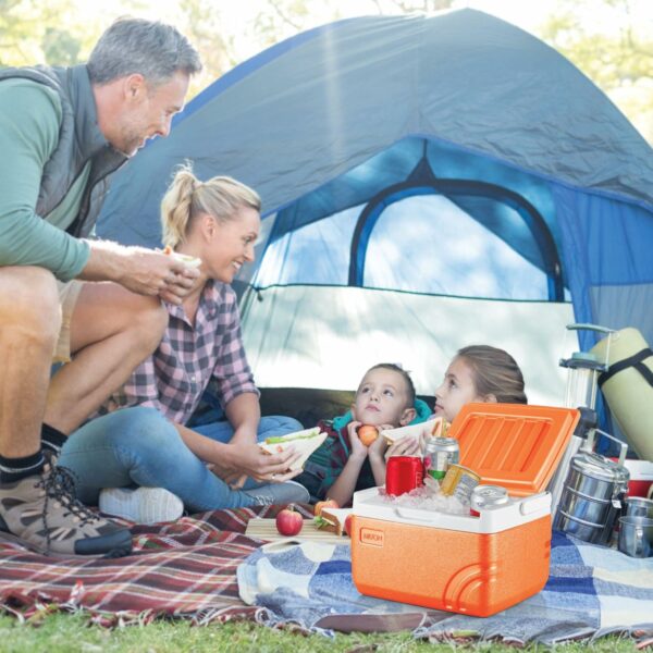 Super Chill 2.06L Insulated Ice Pail with Handle - Orange - Image 5