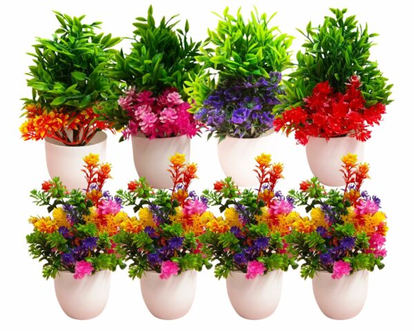 8 Pack Artificial Eucalyptus Plants for Home Decor