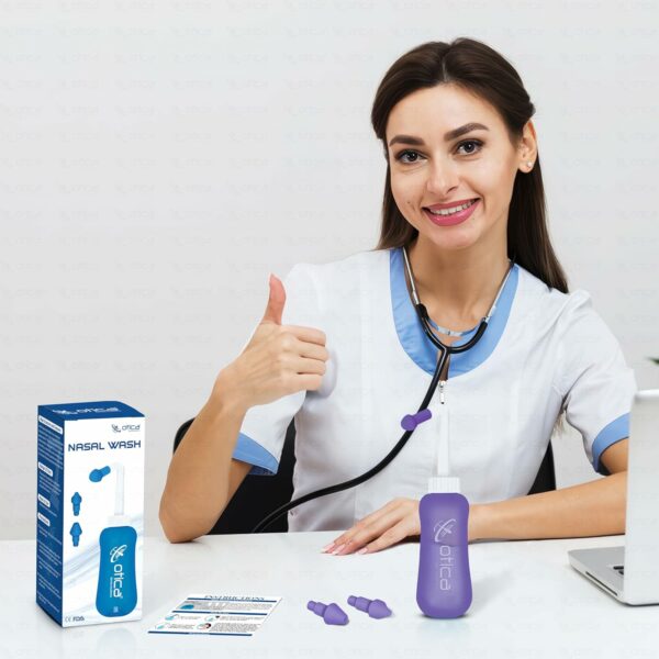 300ml BPA Free Sinus Rinse Bottle for Adults & Kids - Image 6