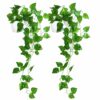 Pack of 2 Artificial Vine Plants in Small Pots - 45 cm