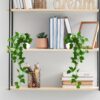 Pack of 2 Artificial Vine Plants in Small Pots - 45 cm
