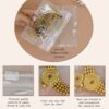 Pack of 25 Multipurpose Zip Lock Pouches for Storage & Travel - 5x7 Inch
