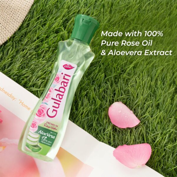 Premium Rose Water with Aloe Vera - 400 ml for All Skin Types - Image 5