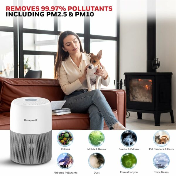 3-in-1 Air Purifier with H13 HEPA Filter - 99.99% Allergen Removal - Image 3