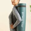 Extra Thick 13mm NBR Yoga Mat with Strap - Steel Grey