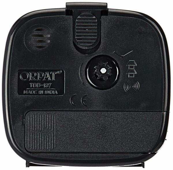 Modern Black Plastic Beep Alarm Clock - High Quality - Image 2