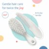 Elegant Baby Comb & Brush Set for Infants - Soft Bristles & Non-Toxic
