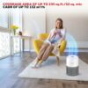 3-in-1 Air Purifier with H13 HEPA Filter - 99.99% Allergen Removal