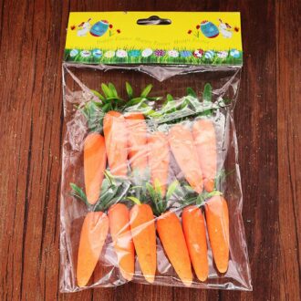 12Pcs Artificial Harvest Carrots for Home Decor and Seasonal Use