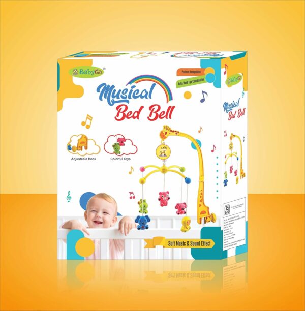 Rotating Giraffe Musical Rattle for Baby Cradle | Jhoomer - Image 3