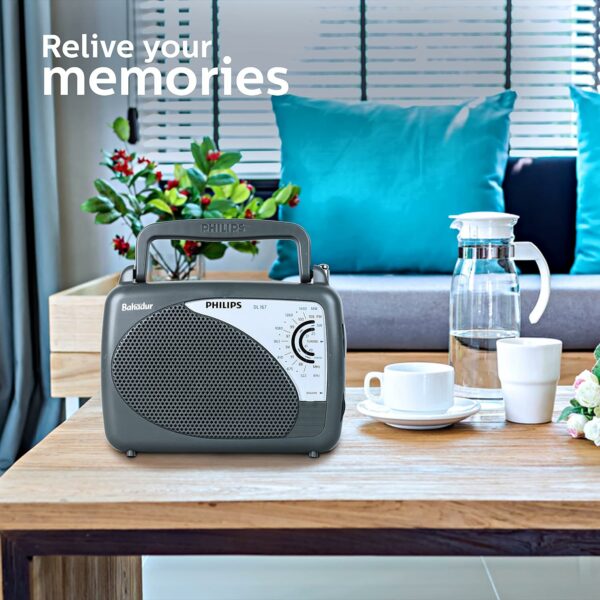 Portable Radio with MW/SW/FM Bands & Telescopic Aerial - Image 3