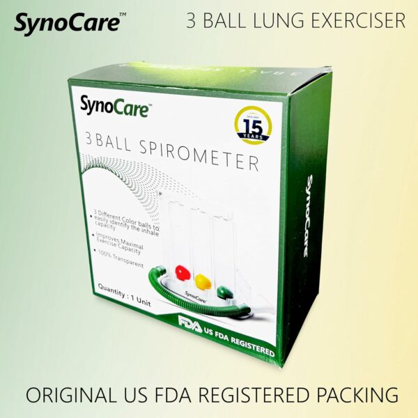 Deep Breathing Spirometer - Lung Exerciser for Respiratory Fitness - Image 3
