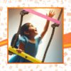 5 Step Wooden Rope Ladder for Kids - Outdoor Climbing Fun