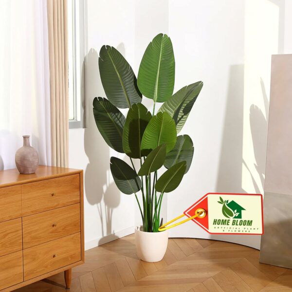 5 Feet Artificial Banana Plant - Lifelike Faux Tropical Tree