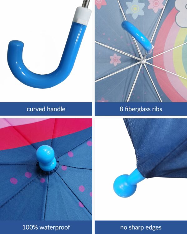 Kids Umbrella - 100% Waterproof, Safe, Stylish Designs - Image 4