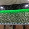 Expandable Artificial Grass Fence for Home & Garden Decor