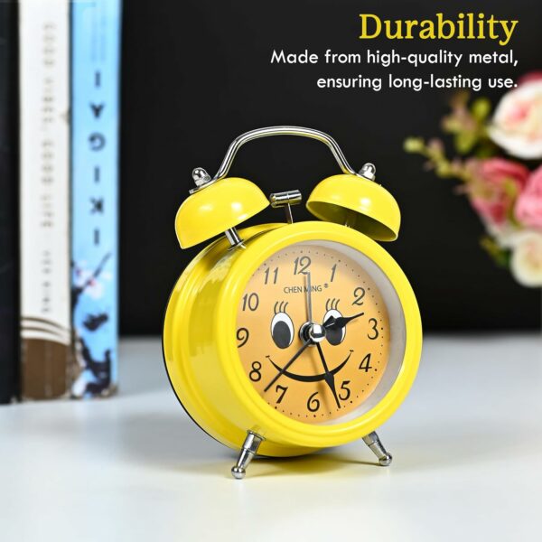 Stylish Analog Alarm Clock with Night Light for Home & Office - Image 6