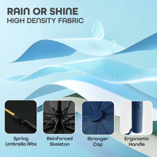 Portable Travel Umbrella - Windproof, Compact & Auto Open/Close - Image 6