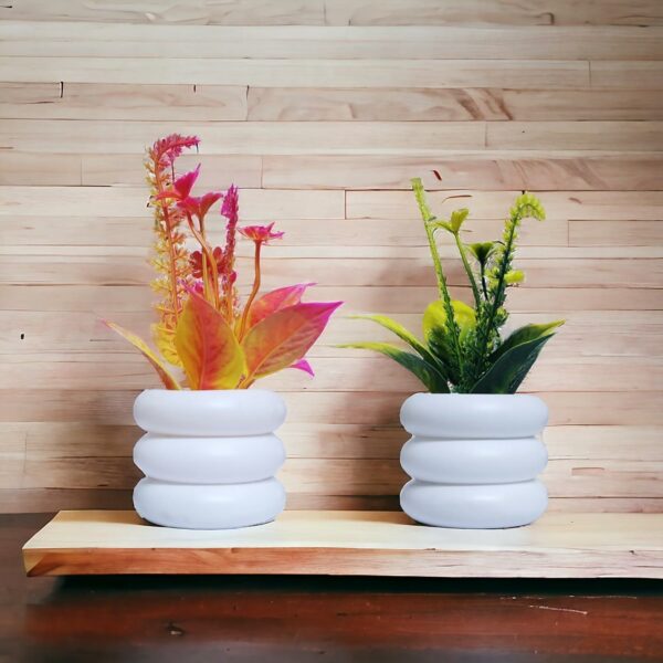 Lifelike Artificial Plants in Pots for Home Decor - Multicolor - Image 3