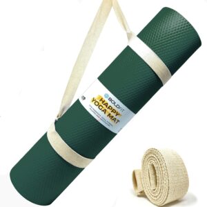 Durable Anti-Slip Yoga Mat for Home Workout - 4mm Thick