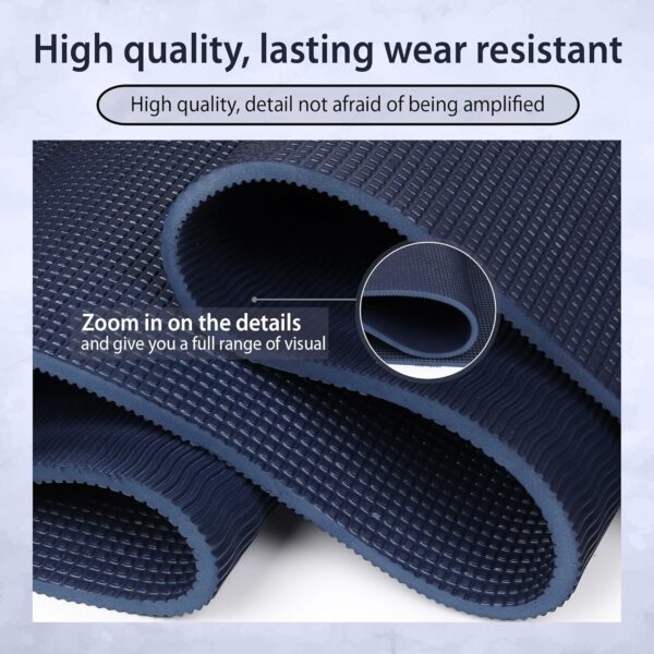 Extra Thick 8mm Yoga Mat - Non-Slip, Eco-Friendly, Lightweight - Image 6