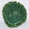Set of 2 PVC Artificial Eucalyptus Boxwood Topiary Balls - 38 cm