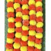 Artificial Marigold Flower Garlands - 5 Pcs for Home Decor