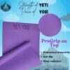 Extra Thick TPE Yoga Mat with Carrying Strap - 6 mm Anti-Slip