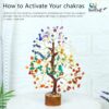 Seven Chakra Gemstone Tree of Life - 8-10 Inch Decor