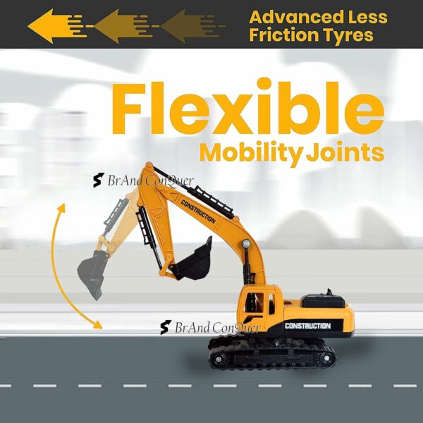 Excavator Construction Vehicle Toy for Kids 3-14 Years - Image 4
