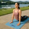 Eco-Friendly 6mm Non-Slip Yoga Mat for Home Workout