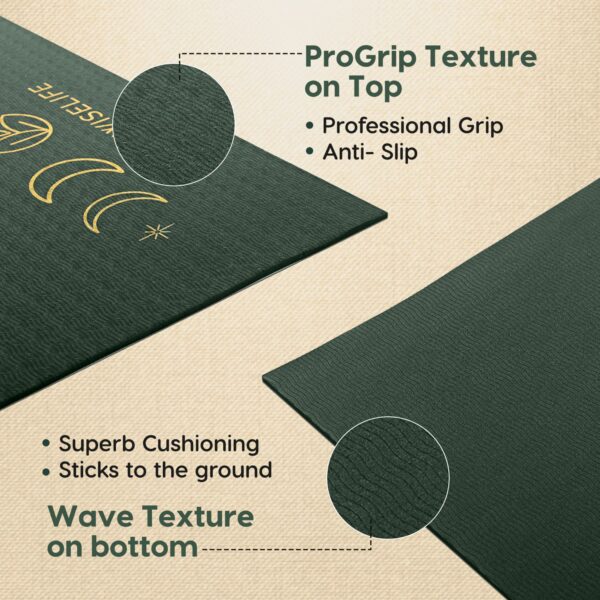 Extra Thick 6MM TPE Yoga Mat for Men & Women - Non-Slip & Versatile - Image 4
